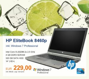 Top-Angebot: HP EliteBook 8460p nur 229 €