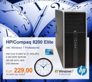 Top-Angebot: HP Compaq 8200 Elite nur 229 €