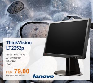 Top-Angebot: Lenovo ThinkVision LT2252p nur 79 €
