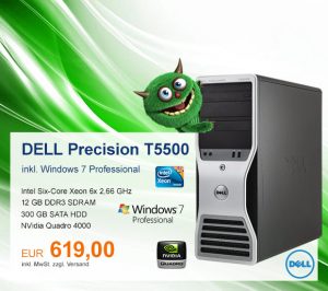 Top-Angebot: DELL Precision T5500 nur 619 €