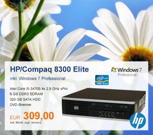 Top-Angebot: HP/Compaq Elite 8300 nur 309 €
