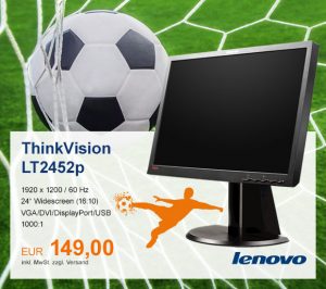 Top-Angebot: Lenovo ThinkVision LT2452p nur 149 €