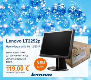 Top-Angebot: Lenovo ThinkVision LT2252p nur 119 €