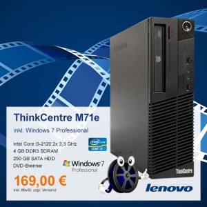Top-Angebot: Lenovo ThinkCentre M71e nur 169 €