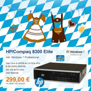 Top-Angebot: HP Compaq 8300 nur 299 €