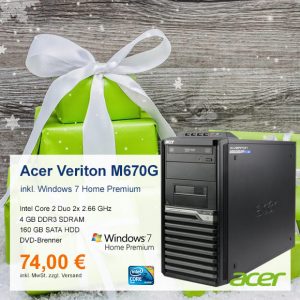 Top-Angebot: Acer Veriton M670G nur 74 €