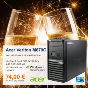 Top-Angebot: Acer Veriton M670G nur 74 €