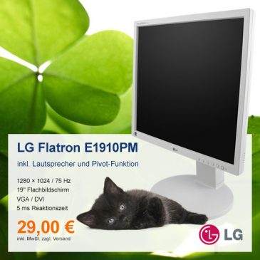 Top-Angebot: LG Flatron E1910PM nur 29 €