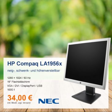 Top-Angebot: HP Compaq LA1956x nur 34 €