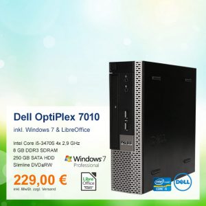 Top-Angebot: Dell OptiPlex 7010 USFF nur 229 €