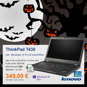 Top-Angebot: Lenovo ThinkPad T430 nur 349 €