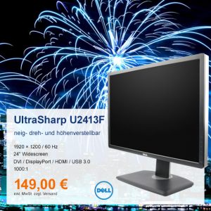 Top-Angebot: Dell UltraSharp U2413F nur 149 €