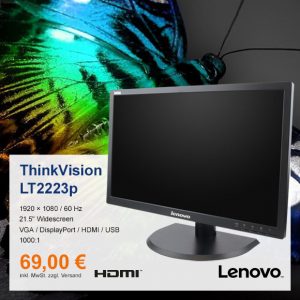 Top-Angebot: Lenovo ThinkVision LT2223p nur 69 €