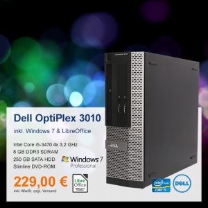 Top-Angebot: Dell OptiPlex 3010 SFF nur 229 €