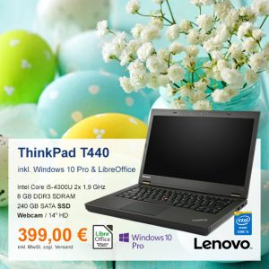 Top-Angebot: Lenovo ThinkPad T440 nur 399 €