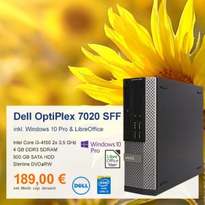 Top-Angebot: Dell OptiPlex 7020 nur 189 €