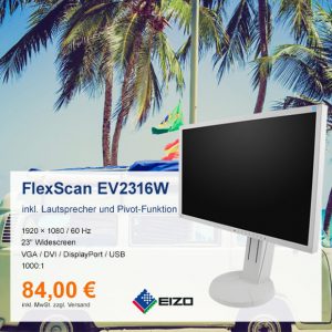 Top-Angebot: Eizo FlexScan EV2316W nur 84 €