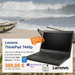 Top-Angebot: Lenovo ThinkPad T440p nur 399 €