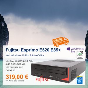 Top-Angebot: Fujitsu Esprimo E520 nur 219 €