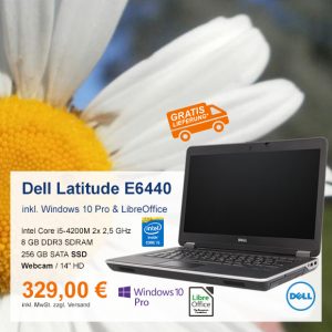 Top-Angebot: Dell Latitude E6440 nur 329 €