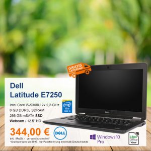 Top-Angebot: Dell Latitude E7250 nur 344 €