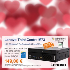 Top-Angebot: Lenovo ThinkCentre M73 Tiny nur 149 €